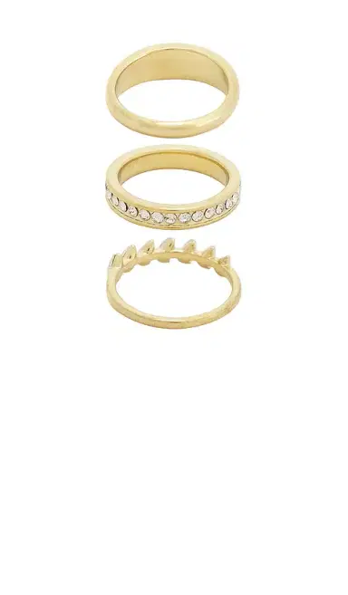 BaubleBar Greta Waterproof Ring Set | Thumbnail 3