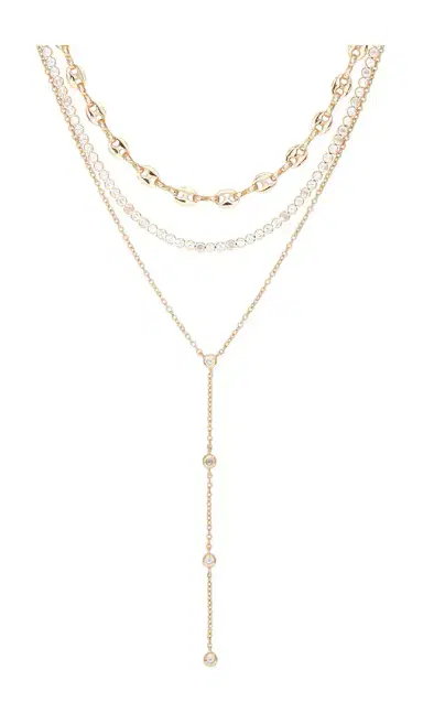 BaubleBar Catalina Gold Layered Necklace | Thumbnail 2