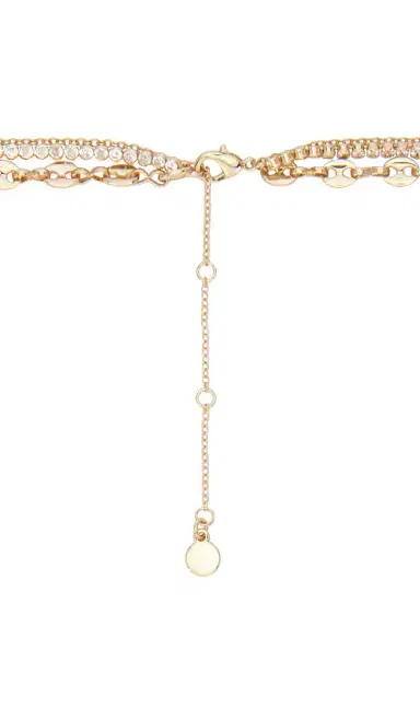 BaubleBar Catalina Gold Layered Necklace | Thumbnail 3