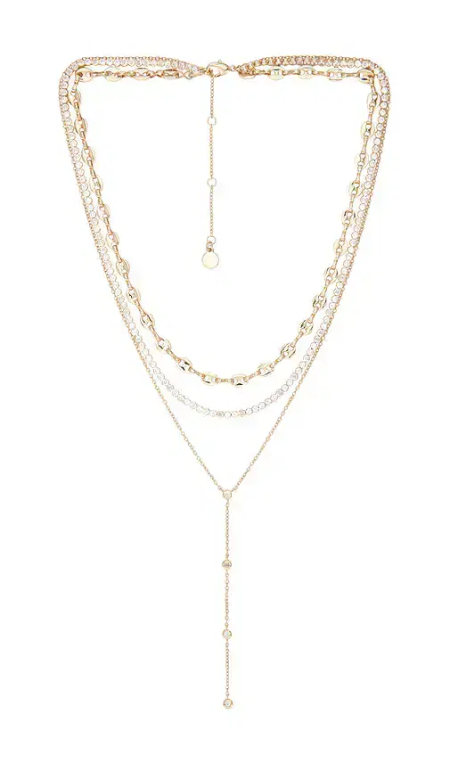 BaubleBar Catalina Gold Layered Necklace