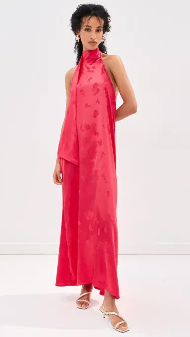 Madelynne Dune Maxi Dress Red Floral M | Thumbnail 5 Madelynne Dune Maxi Dress Red Floral M | Thumbnail 5