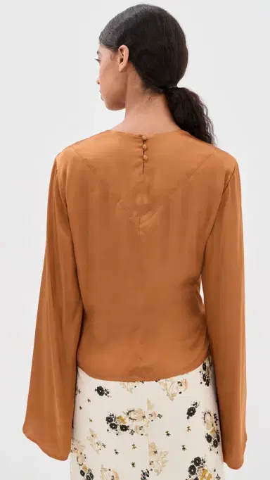 Isabel Marant Neame Top Caramel 42 | Thumbnail 3