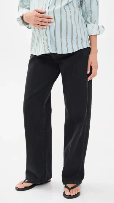 Joe's Jeans The Ryan Low Slung Baggy Maternity Jeans Nostalgia 31 | Thumbnail 2