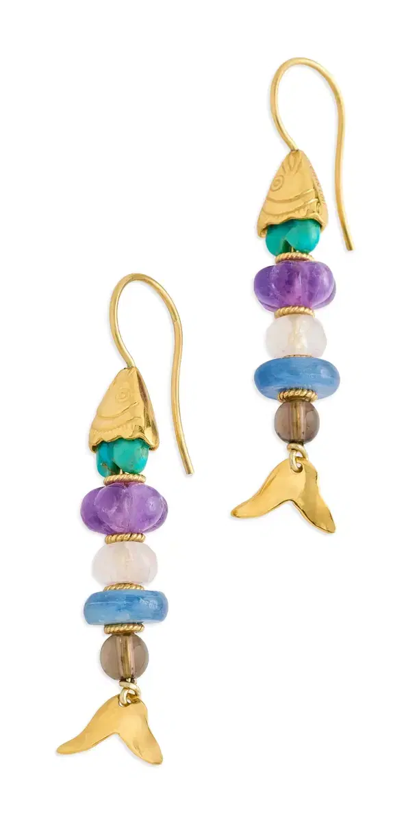 Mini Orris Earrings Multi One Size