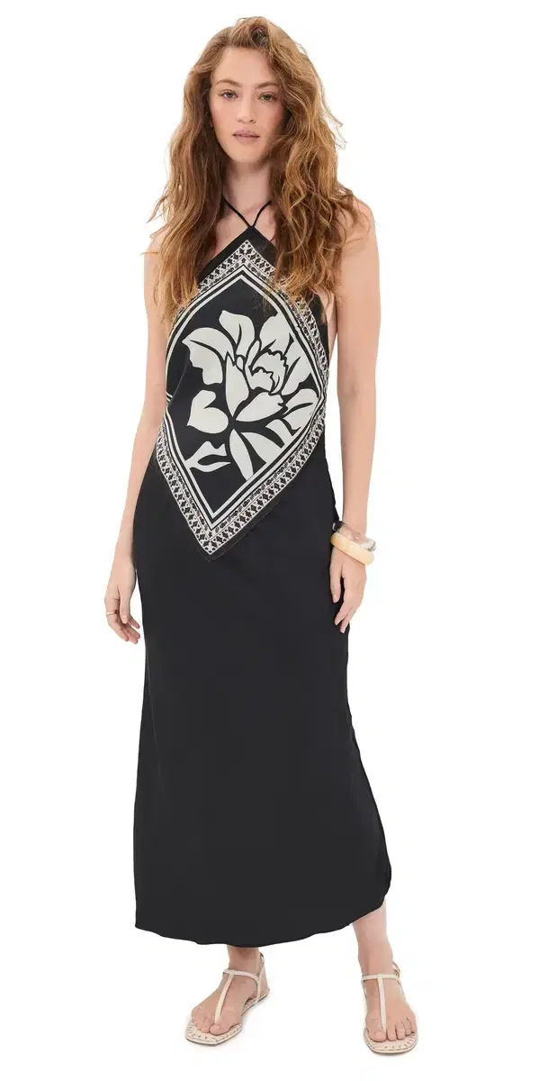 Free People Citrine idi Dress Raven Combo
