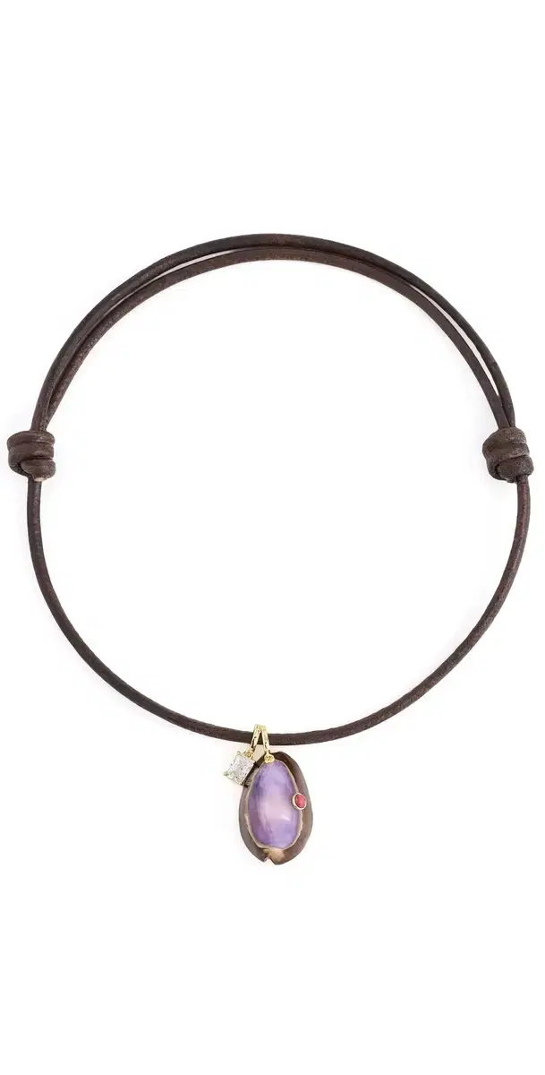 éliou Kosta Necklace Brown One Size