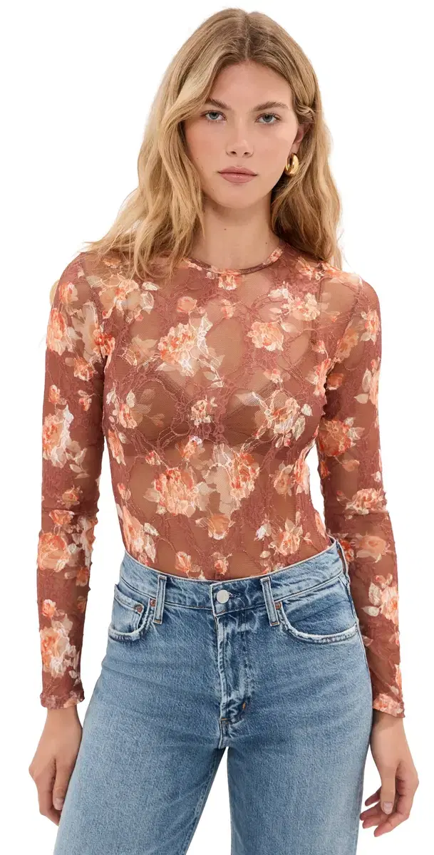Madelynne Maple Thong Bodysuit RUT ROE