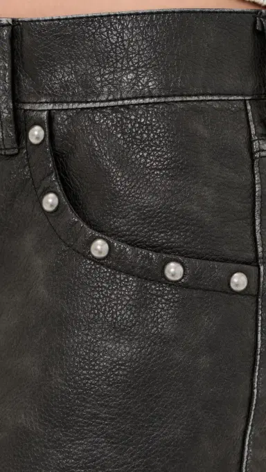 Free People Lainey Studded Vegan Mini Skirt | Thumbnail 6 Free People Lainey Studded Vegan Mini Skirt | Thumbnail 6