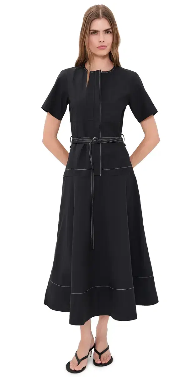 Elizabeth Midi Dress Black