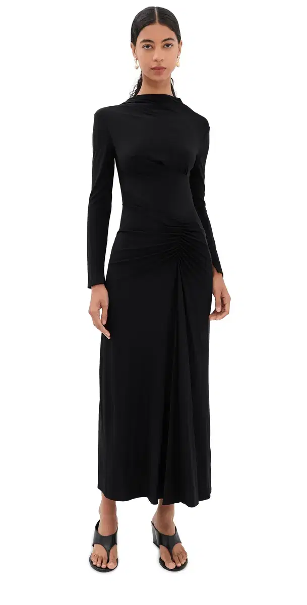 Ferrera Midi Dress Black 2