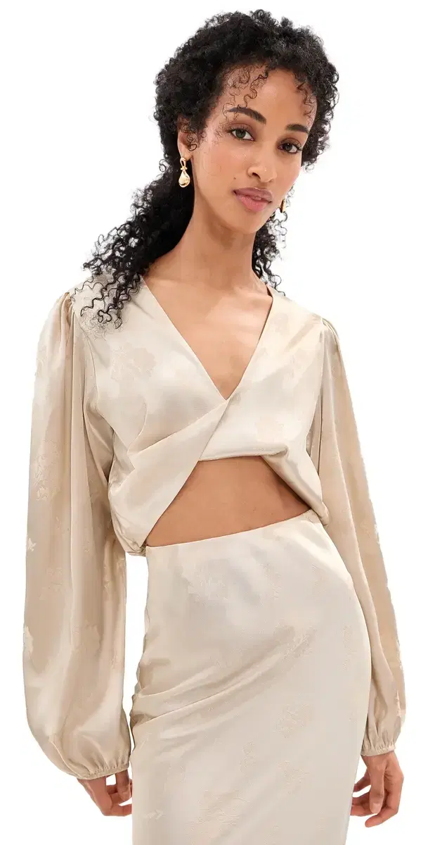 Madelynne Willow Top Cream Floral