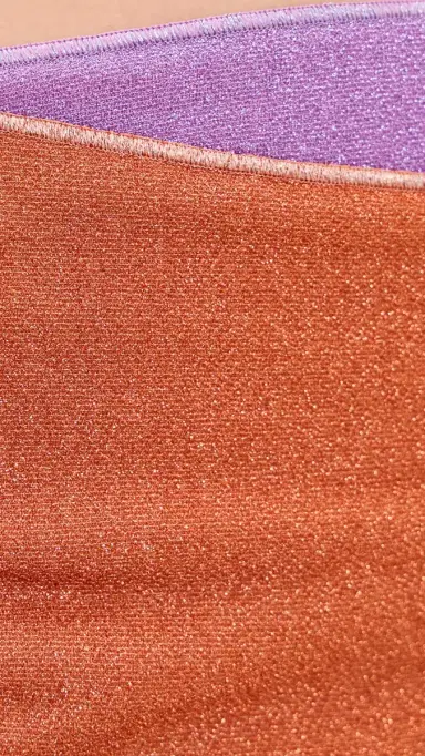 Oseree Double Coverup iniskirt Orange Lilac | Thumbnail 6