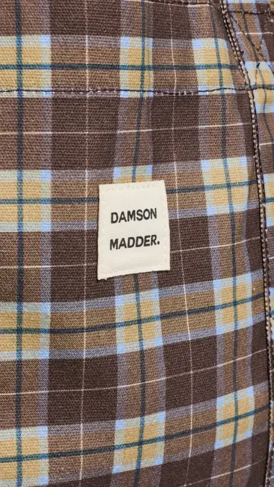 Damson Madder Cocoa Check Tote Bag | Thumbnail 5 Damson Madder Cocoa Check Tote Bag | Thumbnail 5