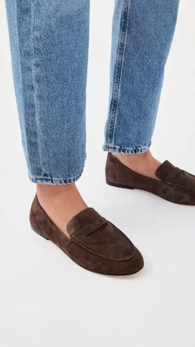 Vince Teo Suede Loafers | Thumbnail 3 Vince Teo Suede Loafers | Thumbnail 3
