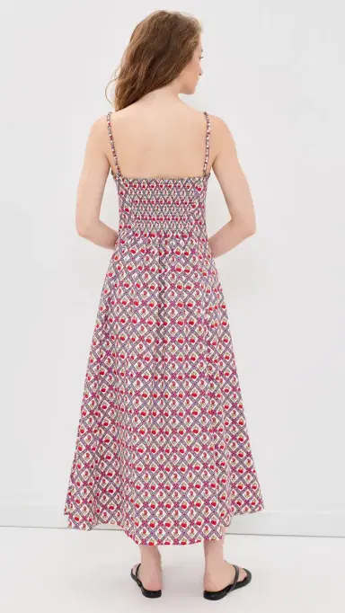 Hill House Home The aisie Dress Diamond Cherries | Thumbnail 4