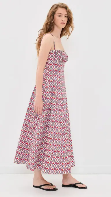 Hill House Home The aisie Dress Diamond Cherries | Thumbnail 5