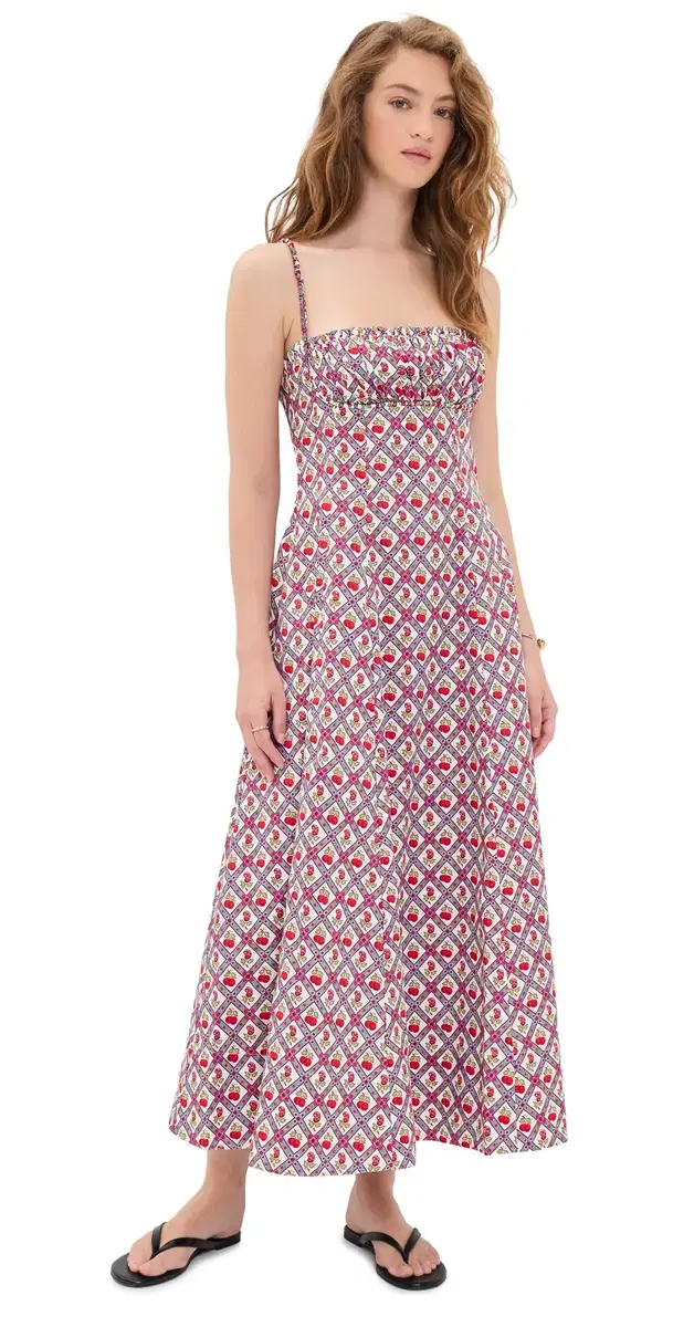 Hill House Home The aisie Dress Diamond Cherries