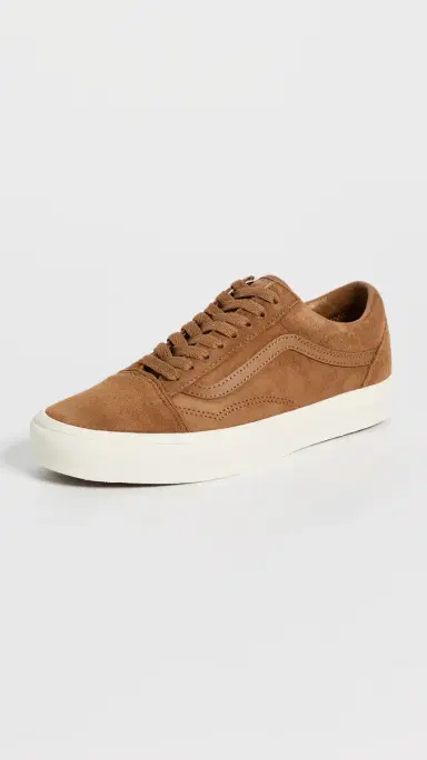Vans Old Skool Unisex Sneakers Pig Suede Chipmunk M 6/ W 7.5 | Thumbnail 2