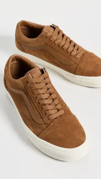 Vans Old Skool Unisex Sneakers Pig Suede Chipmunk M 6/ W 7.5 | Thumbnail 5