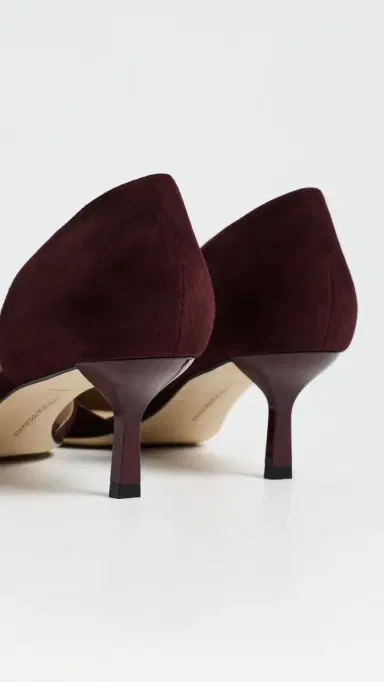 Victoria Beckham Victoria Angle D'Orsay Pumps Burgundy 36 | Thumbnail 4
