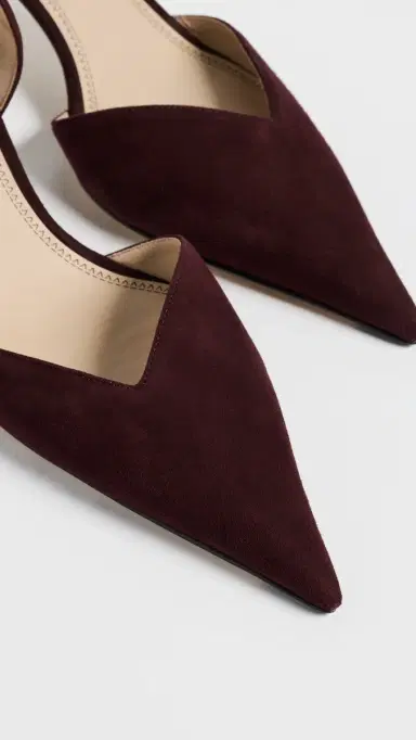 Victoria Beckham Victoria Angle D'Orsay Pumps Burgundy 36 | Thumbnail 6