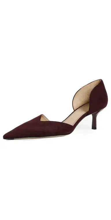 Victoria Beckham Victoria Angle D'Orsay Pumps Burgundy 36 | Thumbnail 1