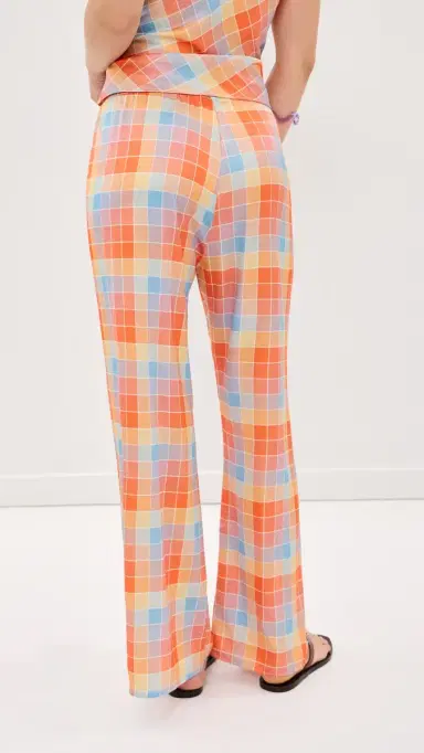 Madelynne Rose Pants Multi Plaid M | Thumbnail 3