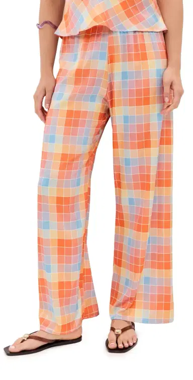 Madelynne Rose Pants Multi Plaid M | Thumbnail 1
