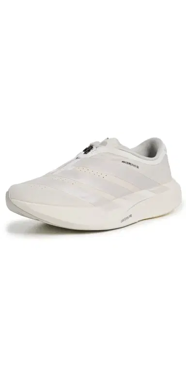 Adidas Adizero EVO SL Zip-Up Sneakers Core White/Zero Met/Orbit Grey 6 | Thumbnail 1 Adidas Adizero EVO SL Zip-Up Sneakers Core White/Zero Met/Orbit Grey 6 | Thumbnail 1
