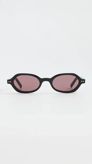 Le Specs Foundry Oval Sunglasses | Thumbnail 2