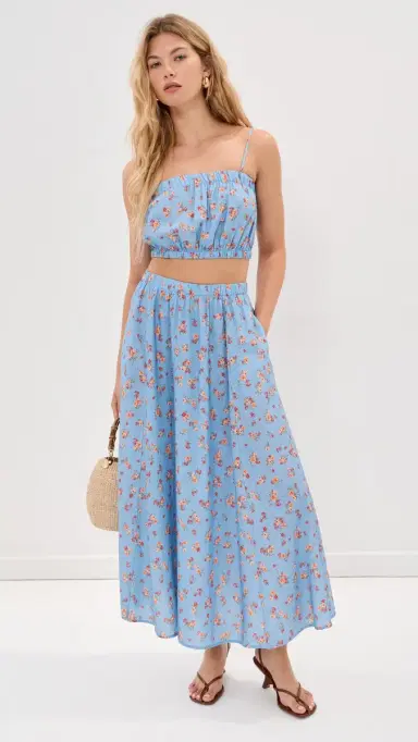 Madelynne Iris Top Marina Floral M | Thumbnail 6 Madelynne Iris Top Marina Floral M | Thumbnail 6