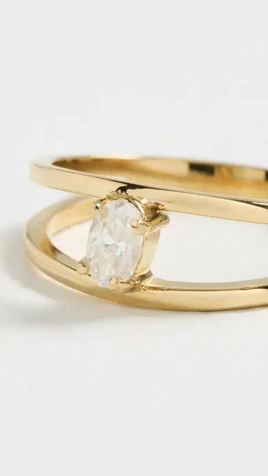 Heaven Mayhem Lab Grown Suri Ring Gold 5 | Thumbnail 4