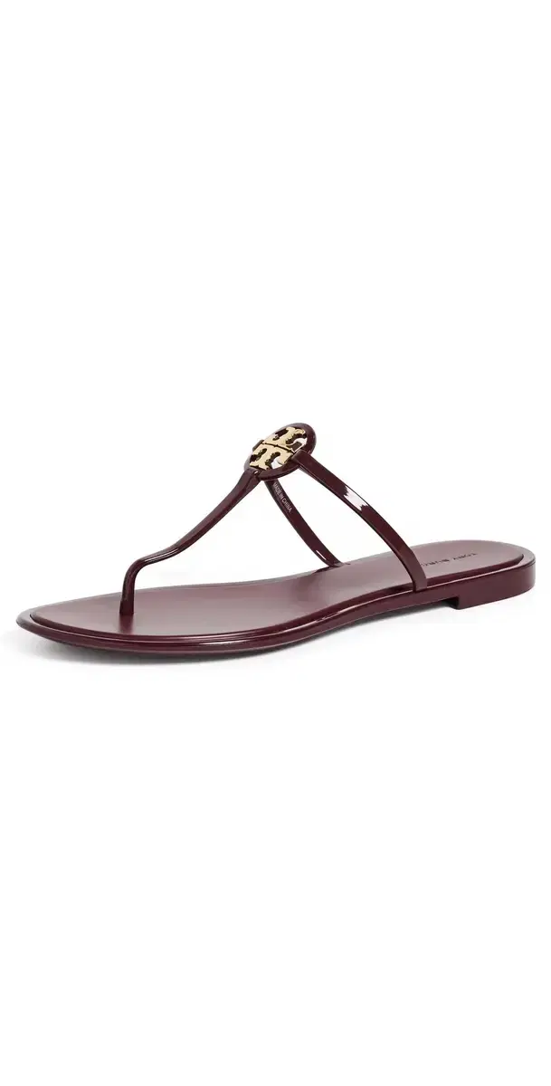 Tory Burch Mini Miller Jelly Sandals Dried Currant