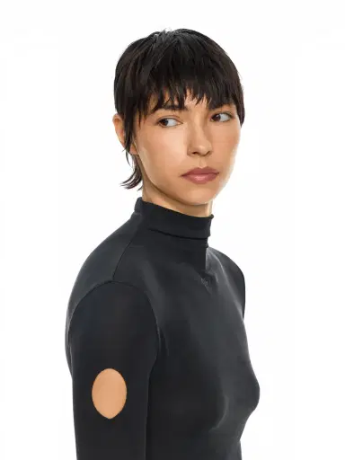 Off-White Cupro Rib Meteor Long Sleeve Top | Thumbnail 5
