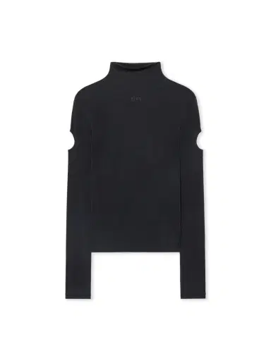 Off-White Cupro Rib Meteor Long Sleeve Top | Thumbnail 1