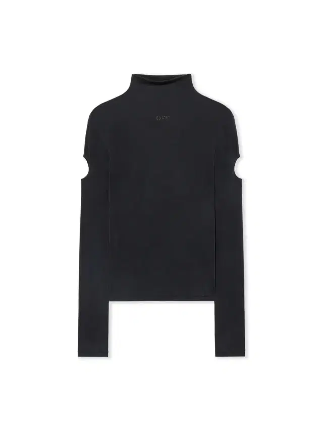 Off-White Cupro Rib Meteor Long Sleeve Top