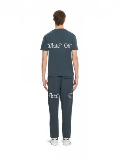 Off-White Bookish Scarf Short Sleeve T-Shirt | Thumbnail 4