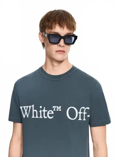 Off-White Bookish Scarf Short Sleeve T-Shirt | Thumbnail 5