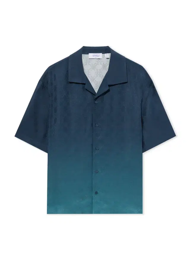 Off-White Arrow Monogram Jacquard Bowling Shirt
