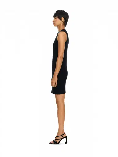 Off-White Off Stamp Ribbed Round-Neck Mini Dress | Thumbnail 3