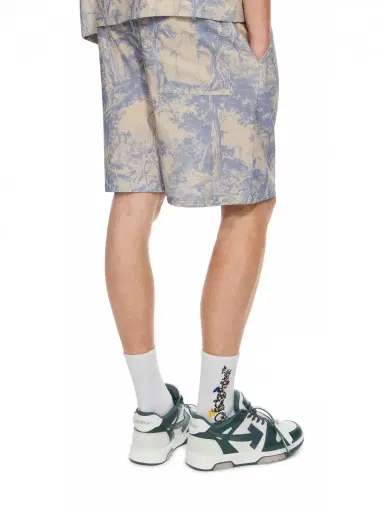 Off-White City Nature Linen Bowling Shorts | Thumbnail 5 Off-White City Nature Linen Bowling Shorts | Thumbnail 5