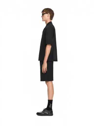 Off-White Handstyle Logo Organza Bowling Shorts | Thumbnail 3 Off-White Handstyle Logo Organza Bowling Shorts | Thumbnail 3