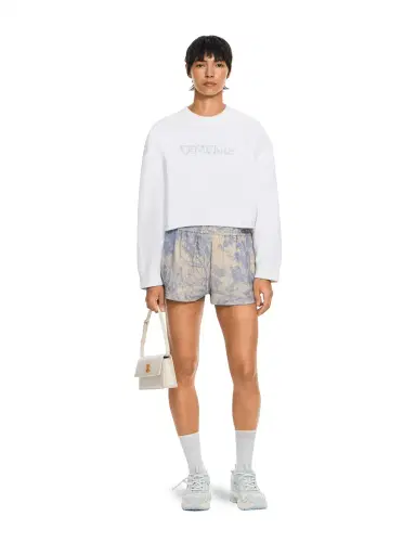 Off-White City Nature Linen Pajama Shorts | Thumbnail 2 Off-White City Nature Linen Pajama Shorts | Thumbnail 2