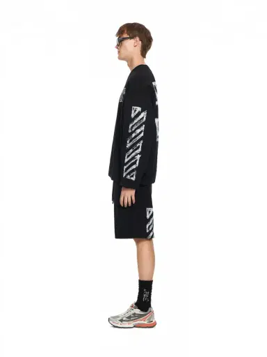 Off-White Motion Arrow Skate Crewneck Sweatshirt | Thumbnail 4
