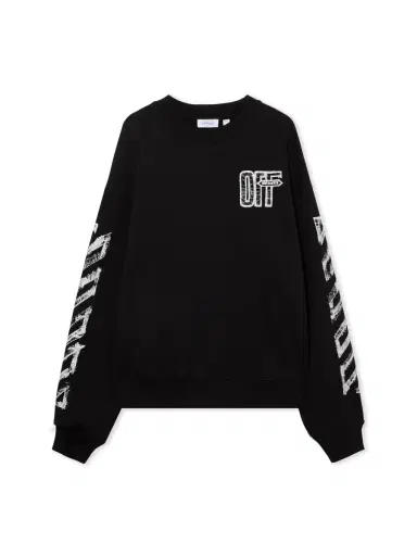 Off-White Motion Arrow Skate Crewneck Sweatshirt | Thumbnail 1