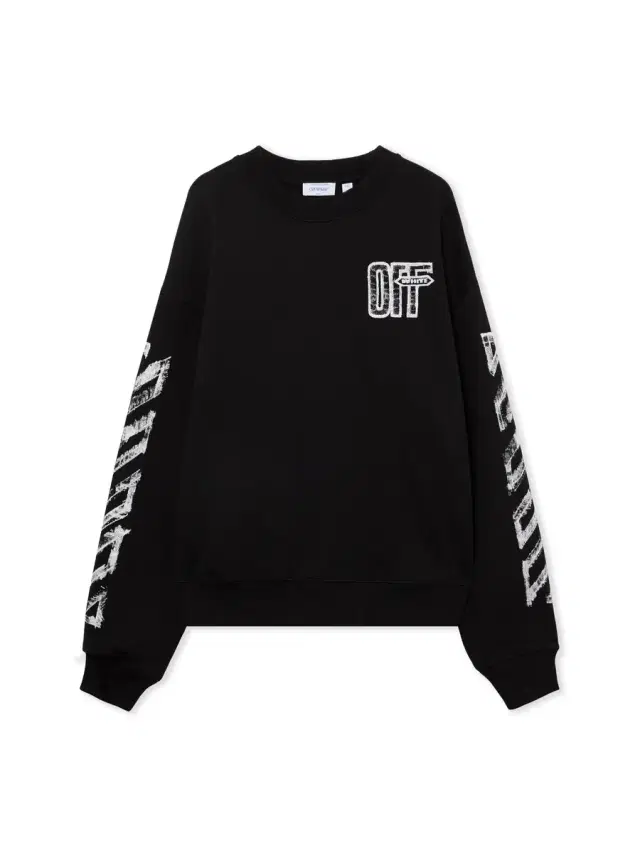 Off-White Motion Arrow Skate Crewneck Sweatshirt