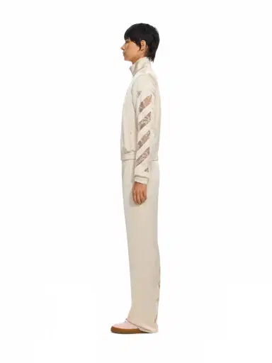 Off-White Diagonals Lace Satin Track Pants | Thumbnail 3 Off-White Diagonals Lace Satin Track Pants | Thumbnail 3