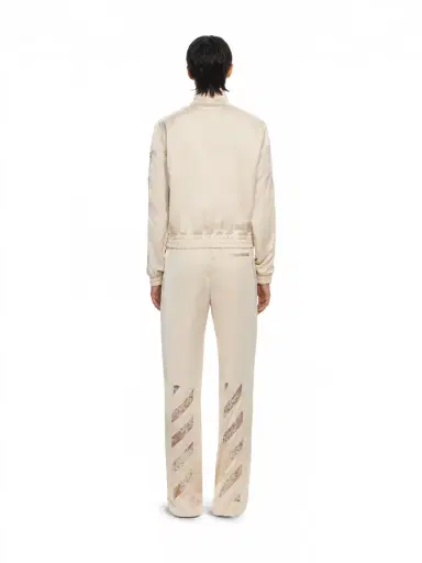 Off-White Diagonals Lace Satin Track Pants | Thumbnail 4 Off-White Diagonals Lace Satin Track Pants | Thumbnail 4