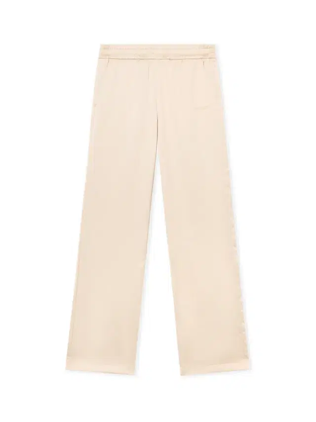 Off-White Diagonals Lace Satin Track Pants