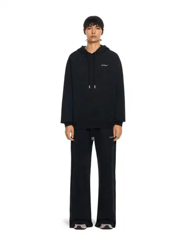 Off-White Embroidered Arrow Out Flower Hoodie | Thumbnail 2 Off-White Embroidered Arrow Out Flower Hoodie | Thumbnail 2